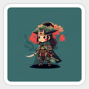 Anime Elf Samurai Sticker